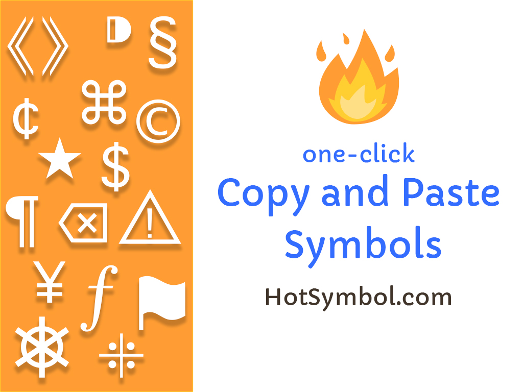 text symbols